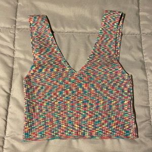 Kendall and Kylie cropped tank top